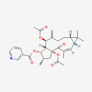 Chemical structure of Euphorbia factor L8