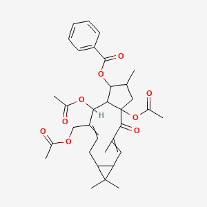 Chemical structure of Euphorbia factor L7b