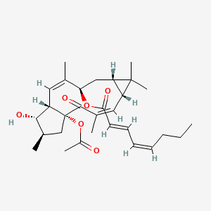 Chemical structure of Euphohelioscopin A