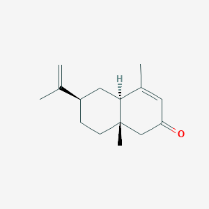 Chemical structure of Eudesma-3,11-dien-2-one