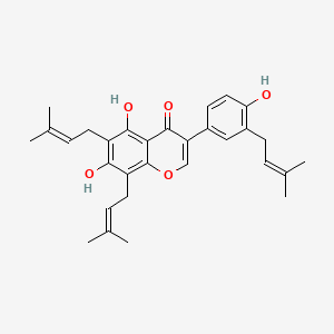 Chemical structure of Euchrenone B1