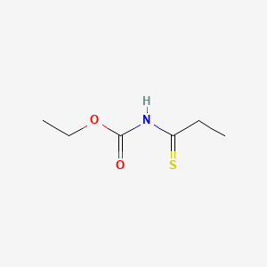 Chemical structure of Ethylpropanethioylcarbamate