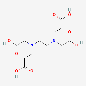 Chemical structure of Ethylenediamine-N,N'-diacetic-N,N'-dipropionic Acid