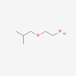 Chemical structure of Ethanol, 2-(2-methylpropoxy)-
