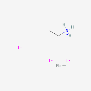 Chemical structure of Ethylammonium Lead Iodide&n