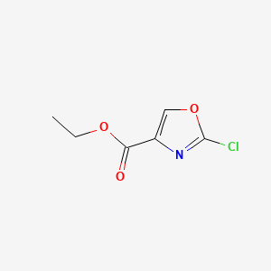 Chemical structure of Ethyl2-chloroxazole-4-carboxylate