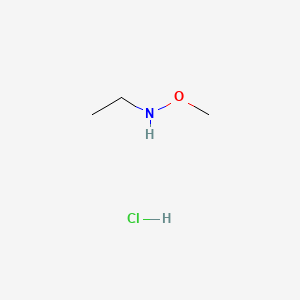 Chemical structure of Ethyl(methoxy)amine hydrochloride