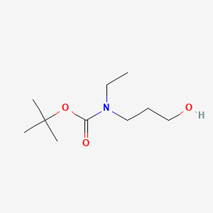 Chemical structure of tert-Butyl ethyl3-hydroxypropylcarbamate