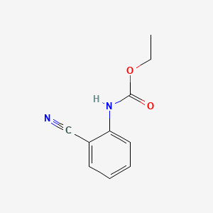 Chemical structure of Ethyl(2-cyanophenyl)carbamate
