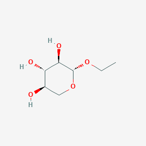 Chemical structure of Ethyl β-D-xylopyranoside