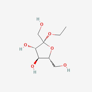 Chemical structure of Ethyl β-D-fructofuranoside