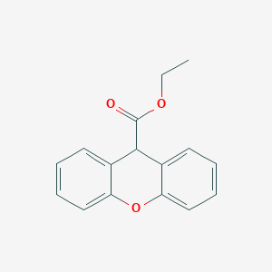 Chemical structure of Ethyl Xanthene-9-Carboxylate