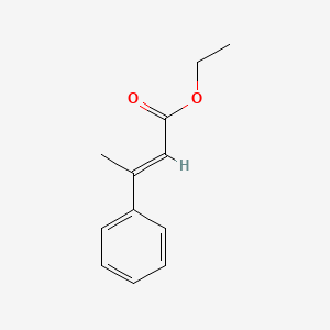 Chemical structure of Ethyl trans-β-Methylcinnamate