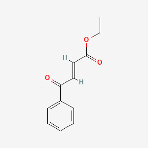 Chemical structure of Ethyl trans-3-Benzoylacrylate