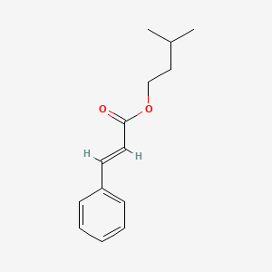 Chemical structure of ethyl trans-2-(2,4-dimethylphenyl)cyclopropane-1-carboxylate
