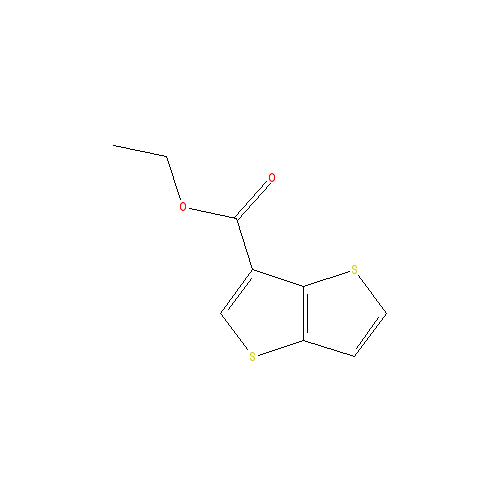 Chemical structure of Ethyl thieno[3,2-b]thiophene-3-carboxylate