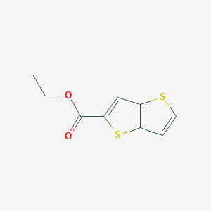 Chemical structure of Ethyl thieno[3,2-b]thiophene-2-carboxylate