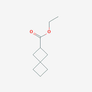 Chemical structure of ETHYL SPIRO[3.3]HEPTANE-2-CARBOXYLATE