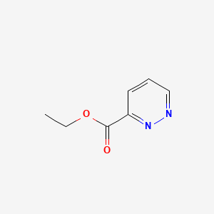 Chemical structure of Ethyl pyridazine-3-carboxylate