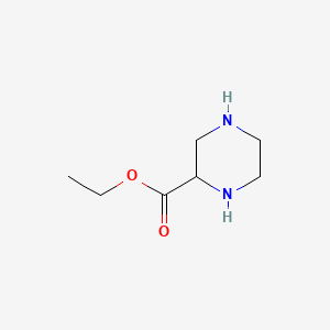 Chemical structure of Ethyl piperazine-2-carboxylate