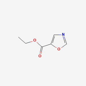 Chemical structure of Ethyl oxazole-5-carboxylate