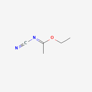 Chemical structure of Ethyl N-cyanoacetimidate