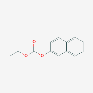 Chemical structure of ethyl naphthalen-2-yl carbonate