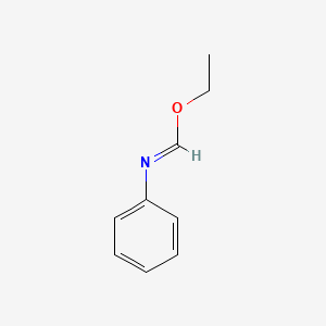 Chemical structure of Ethyl N -Phenylformimidate