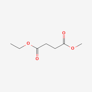 Chemical structure of ethyl methyl butanedioate