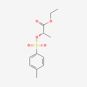 Chemical structure of Ethyl L-(-)-O-Tosyllactate