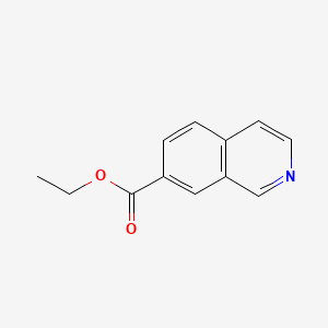 Chemical structure of Ethyl isoquinoline-7-carboxylate