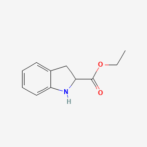 Chemical structure of Ethyl Indoline-2-carboxylate