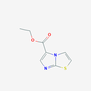 Chemical structure of ethyl iMidazo[2,1-b]thiazole-5-carboxylate