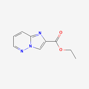 Chemical structure of Ethyl Imidazo[1,2-B]Pyridazine-2-Carboxylate