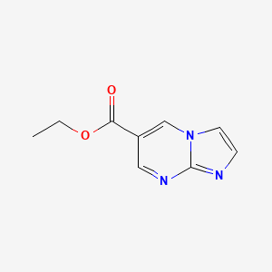 Chemical structure of Ethyl imidazo[1,2-a]pyrimidine-6-carboxylate