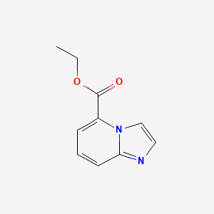 Chemical structure of Ethyl Imidazo[1,2-a]pyridine-5-carboxylate