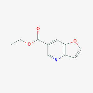 Chemical structure of Ethyl Furo[3,2-B]Pyridine-6-Carboxylate