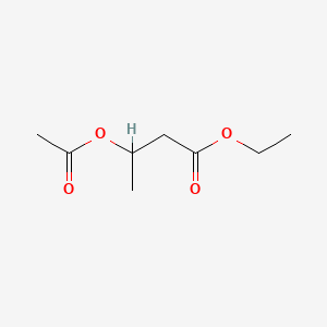 Chemical structure of Ethyl DL-3-Acetoxybutyrate
