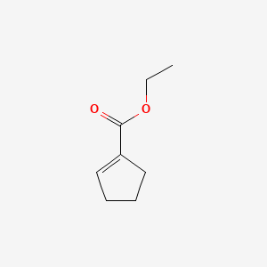 Chemical structure of Ethyl cyclopent-1-enecarboxylate