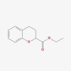 Chemical structure of Ethyl Chroman-2-Carboxylate