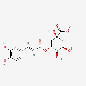 Chemical structure of Ethyl chlorogenate