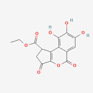 Chemical structure of Ethyl brevifolincarboxylate