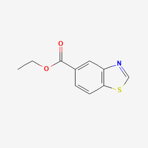 Chemical structure of Ethyl benzo[d]thiazole-5-carboxylate