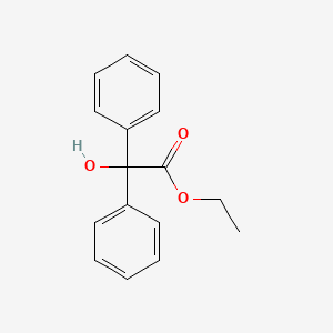 Chemical structure of Ethyl Benzilate