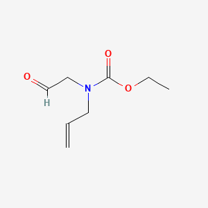 Chemical structure of Ethyl Allyl(2-oxoethyl)carbamate