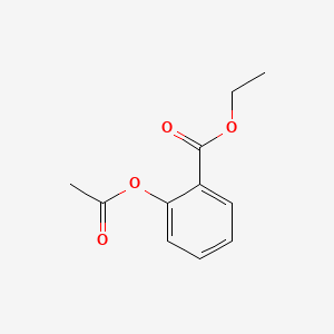 Chemical structure of Ethyl Acetylsalicylate