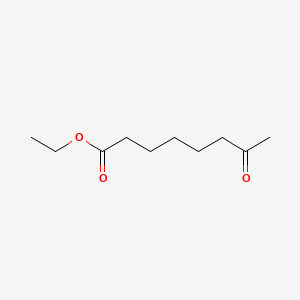 Chemical structure of ethyl 7-oxooctanoate