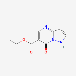 Chemical structure of Ethyl 7-hydroxypyrazolo[1,5-a]pyrimidine-6-carboxylate