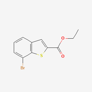 Chemical structure of Ethyl 7-bromobenzo[b]thiophene-2-carboxylate