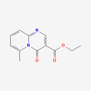 Chemical structure of Ethyl 6-methyl-4-oxo-4H-pyrido[1,2-a]pyrimidine-3-carboxylate